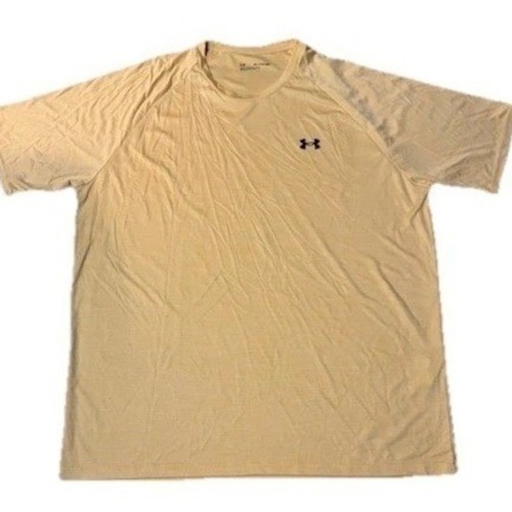 Under Armour Mens XXL HeatGear Loose Fit Short Sleeve Training T-Shirt‎ Yellow